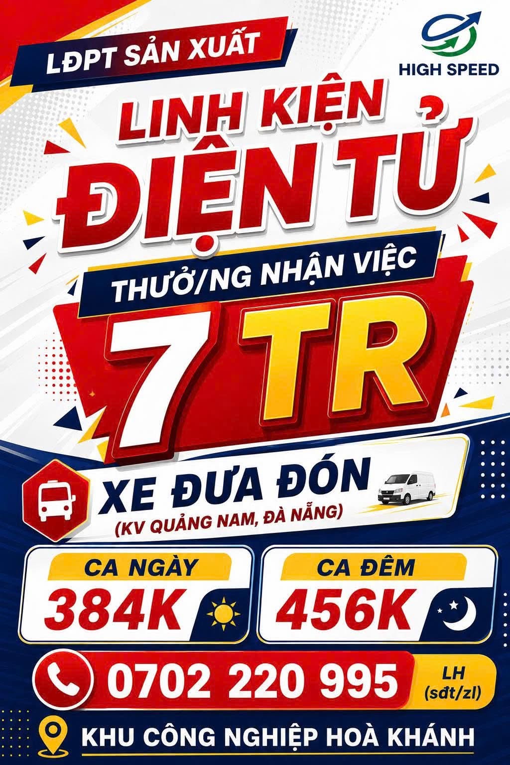Ảnh 1 của tin: Tuyển LĐPT sản xuất linh kiện điện tử, nhà máy Đà Nẵng