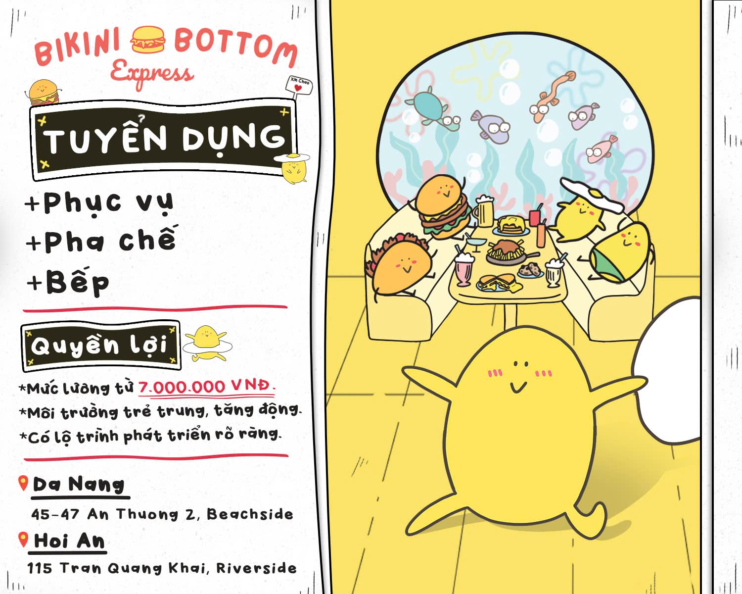 Ảnh 1 của tin: Tuyển phục vụ, bếp, pha chế, nhà hàng Đà Nẵng
