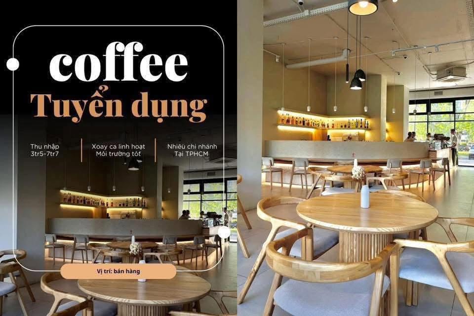 Ảnh 1 của tin: Tuyển nhân viên bán cà phê TPHCM