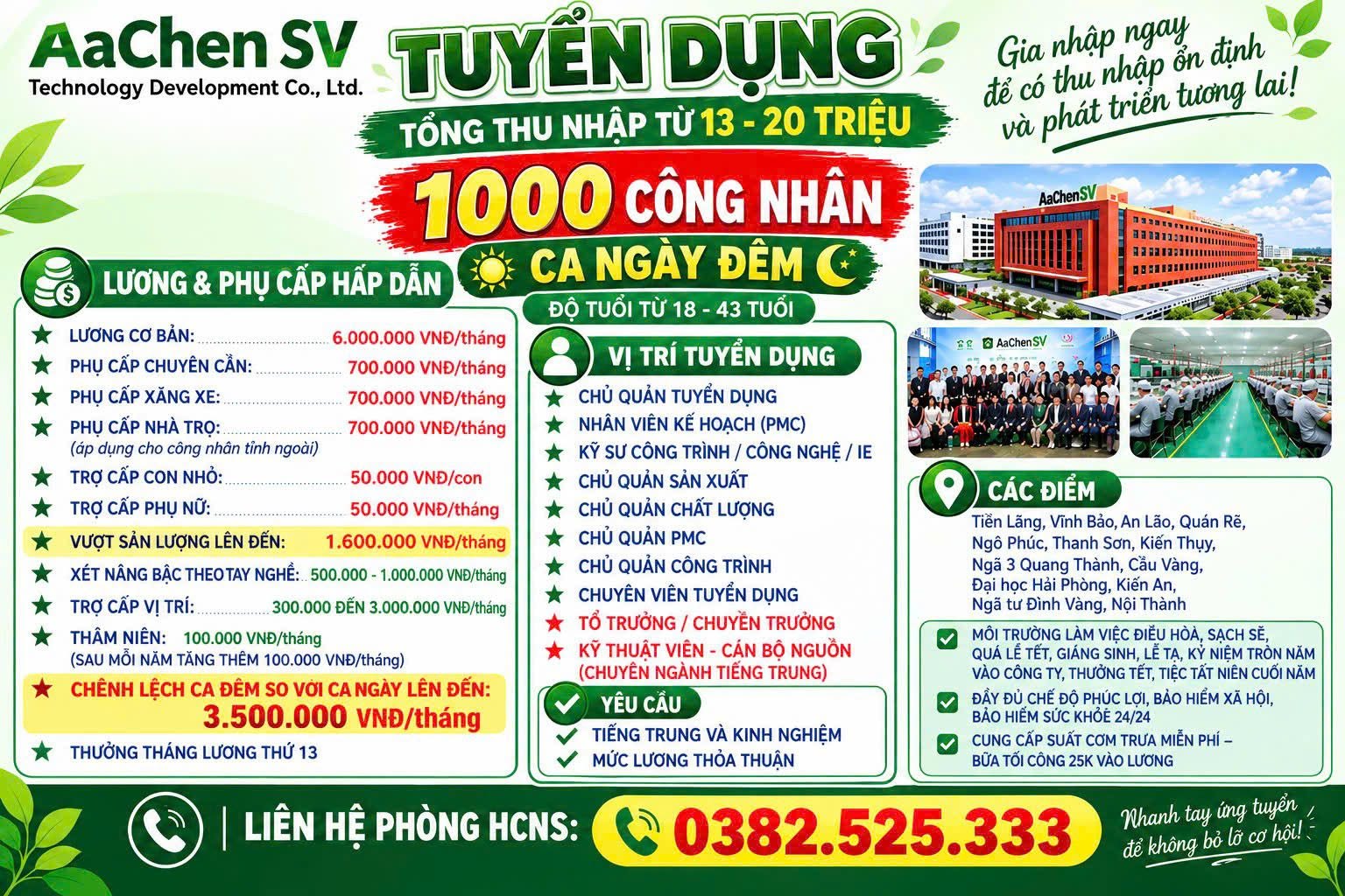 Ảnh 1 của tin: Tuyển 1000 công nhân, KCN Đồ Sơn, Hải Phòng