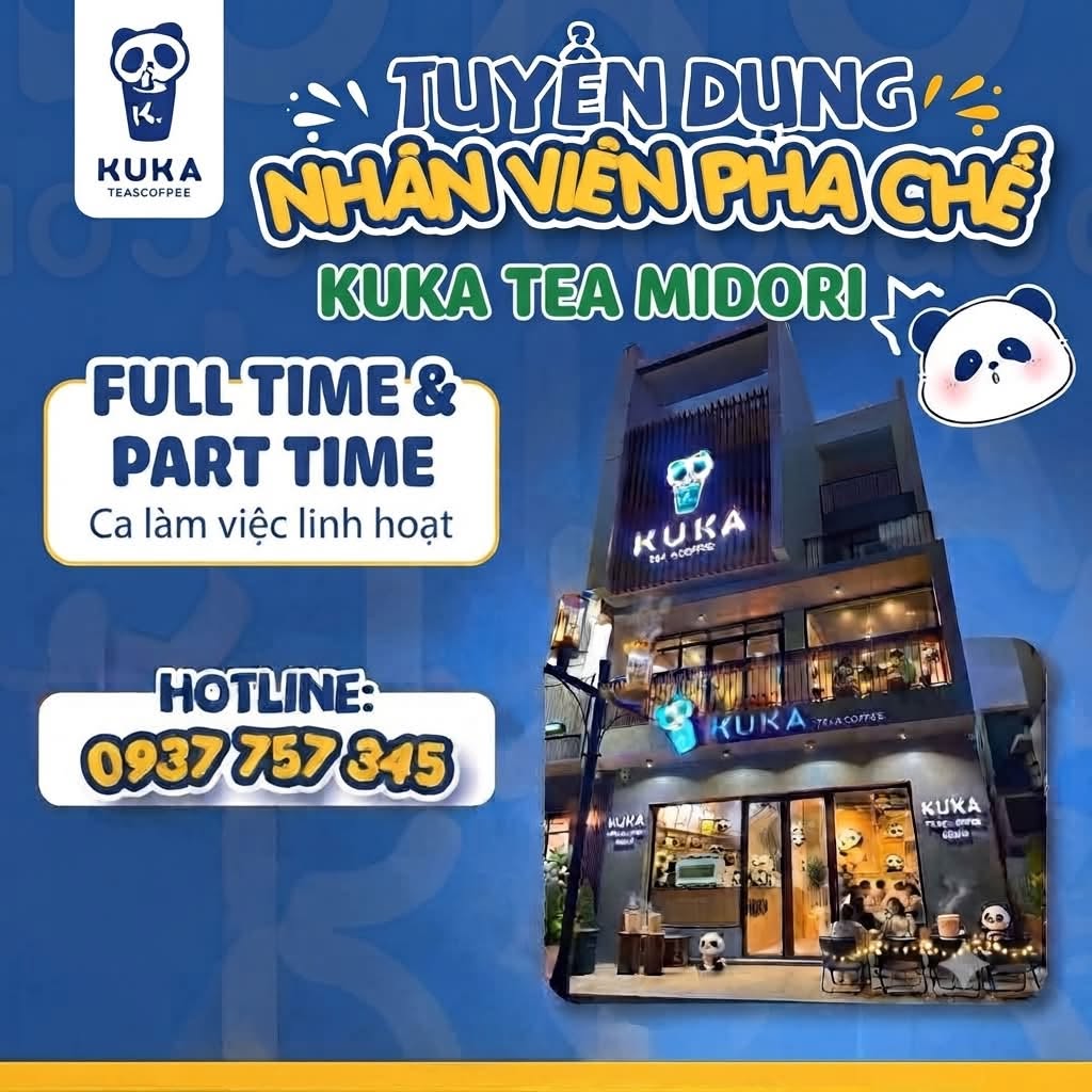 Ảnh 1 của tin: Tuyển nhân viên pha chế KUKA TEA, Bình Dương